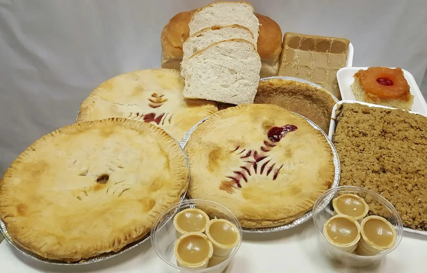 Tartes, pains et pâtisseries maison du Café Cristina